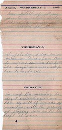 Diary entry Dated 08/05/63
