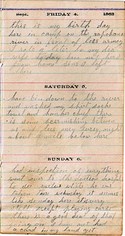 Diary entry Dated 09/04/63