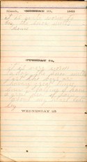 Diary entry Dated 03/23/64