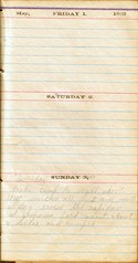 Diary entry Dated 05/01/64